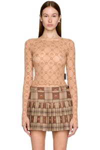 Picture of Recycled Mesh Flock Second Skin Cropped Top