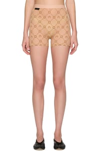 Picture of Moonogram Mesh Flock Biker Shorts