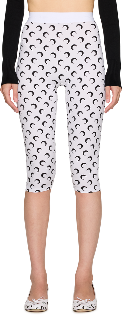 Marine Serre Recycled Moon Jersey Capri Leggings