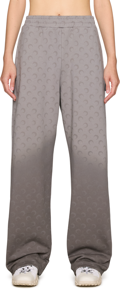 Marine Serre Moon Faded Fleece Lounge Pants