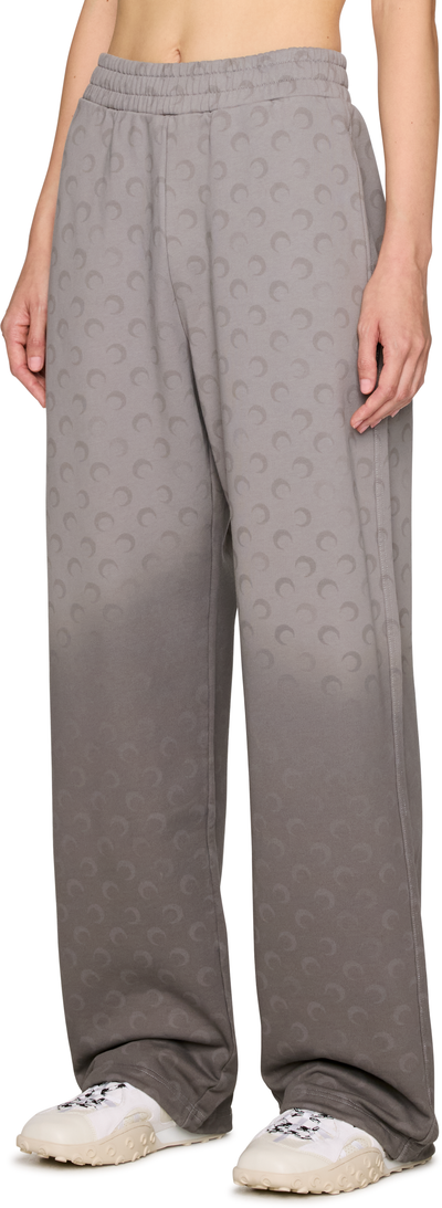 Marine Serre Moon Faded Fleece Lounge Pants