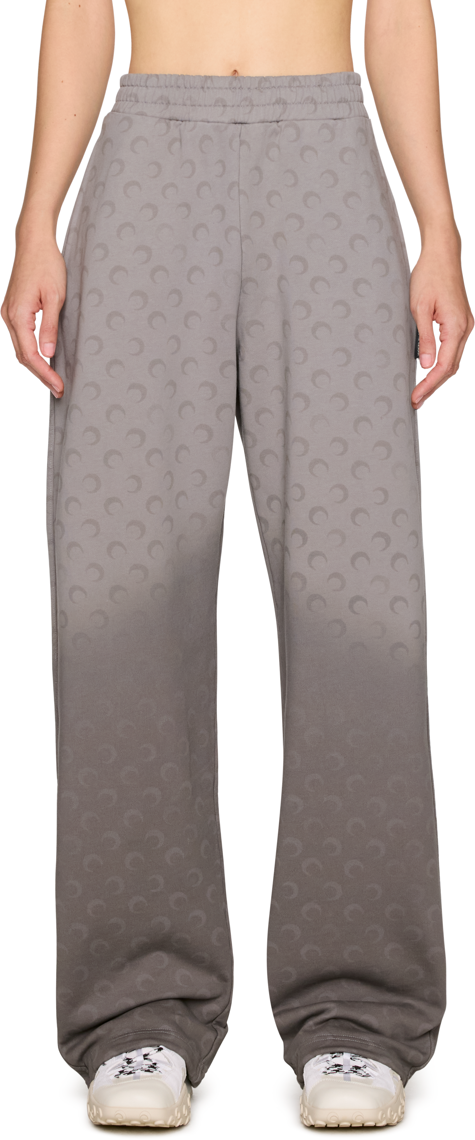 Marine Serre Moon Faded Fleece Lounge Pants