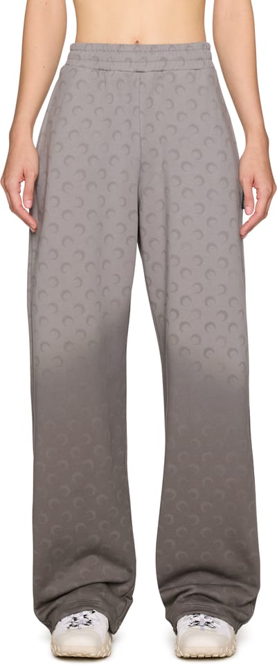 Marine Serre Moon Faded Fleece Lounge Pants