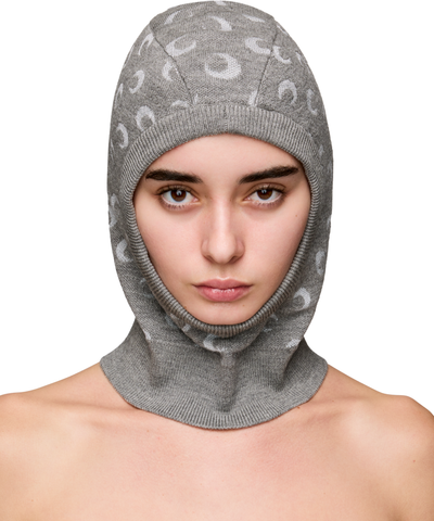 Marine Serre Moon Jacquard Knit Balaclava