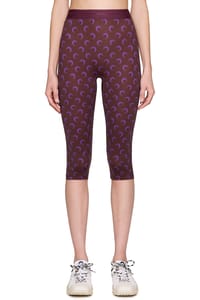 Picture of Moon Printed Jersey Capri Leggings