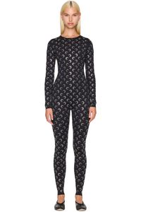 Picture of Recycled Moon Strass Jersey Catsuit