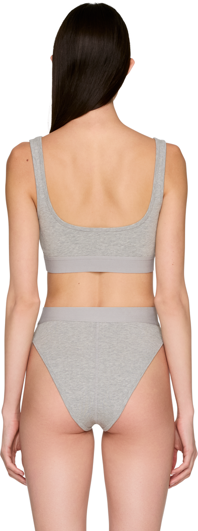 Marine Serre Moon Logo Stretched Jersey Sport Bra