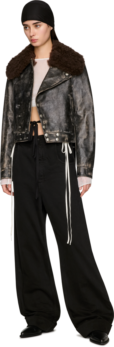 Ann Demeulemeester Wiebke Perfecto Leather Jacket