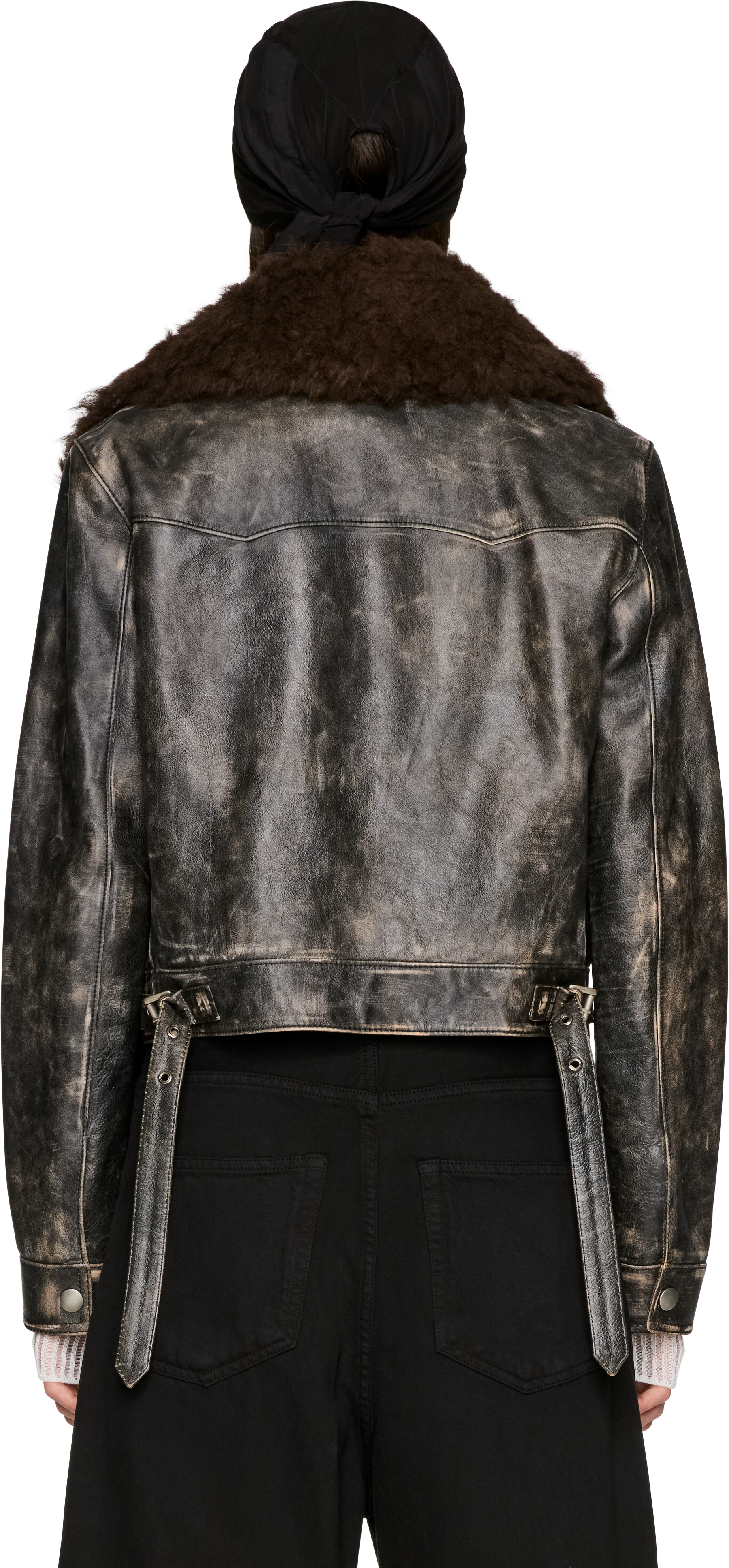 Ann Demeulemeester Wiebke Perfecto Leather Jacket