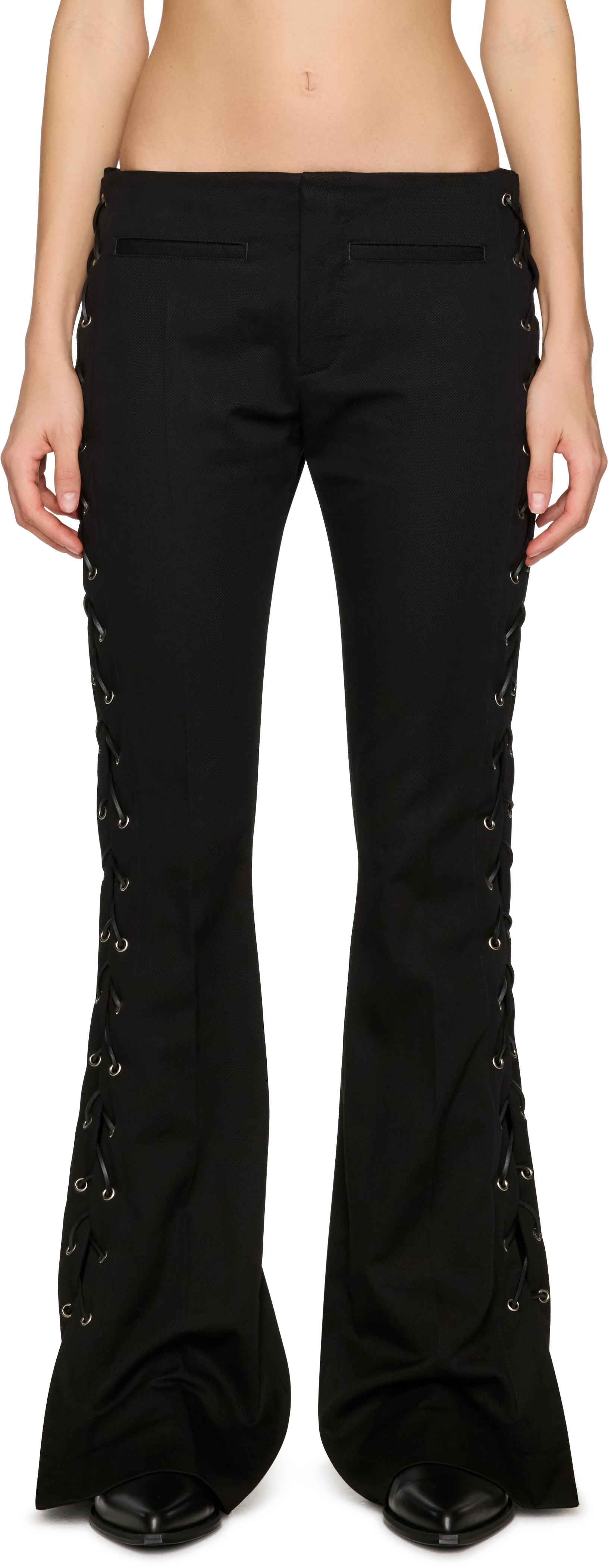 Ann Demeulemeester Kel Slim Fit Bootcut Trousers