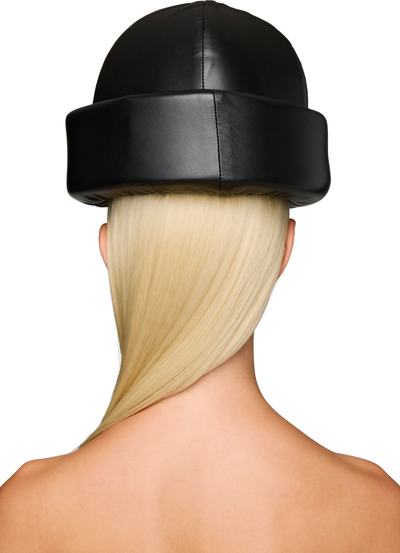 Duran Lantink Padded Leather Beanie
