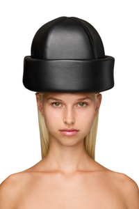 Picture of Padded Leather Beanie