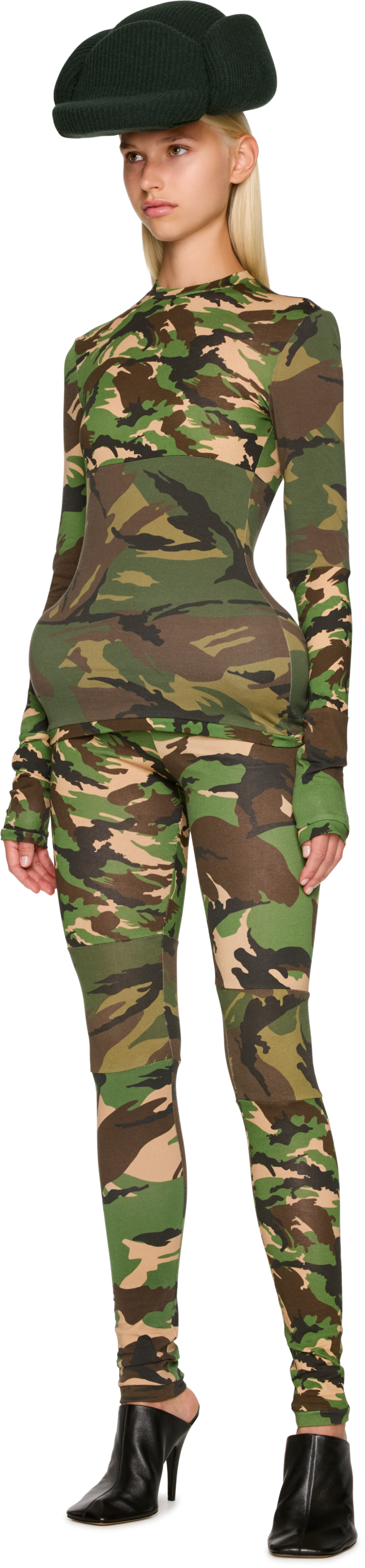 Duran Lantink Padded Knitted Wool Cap