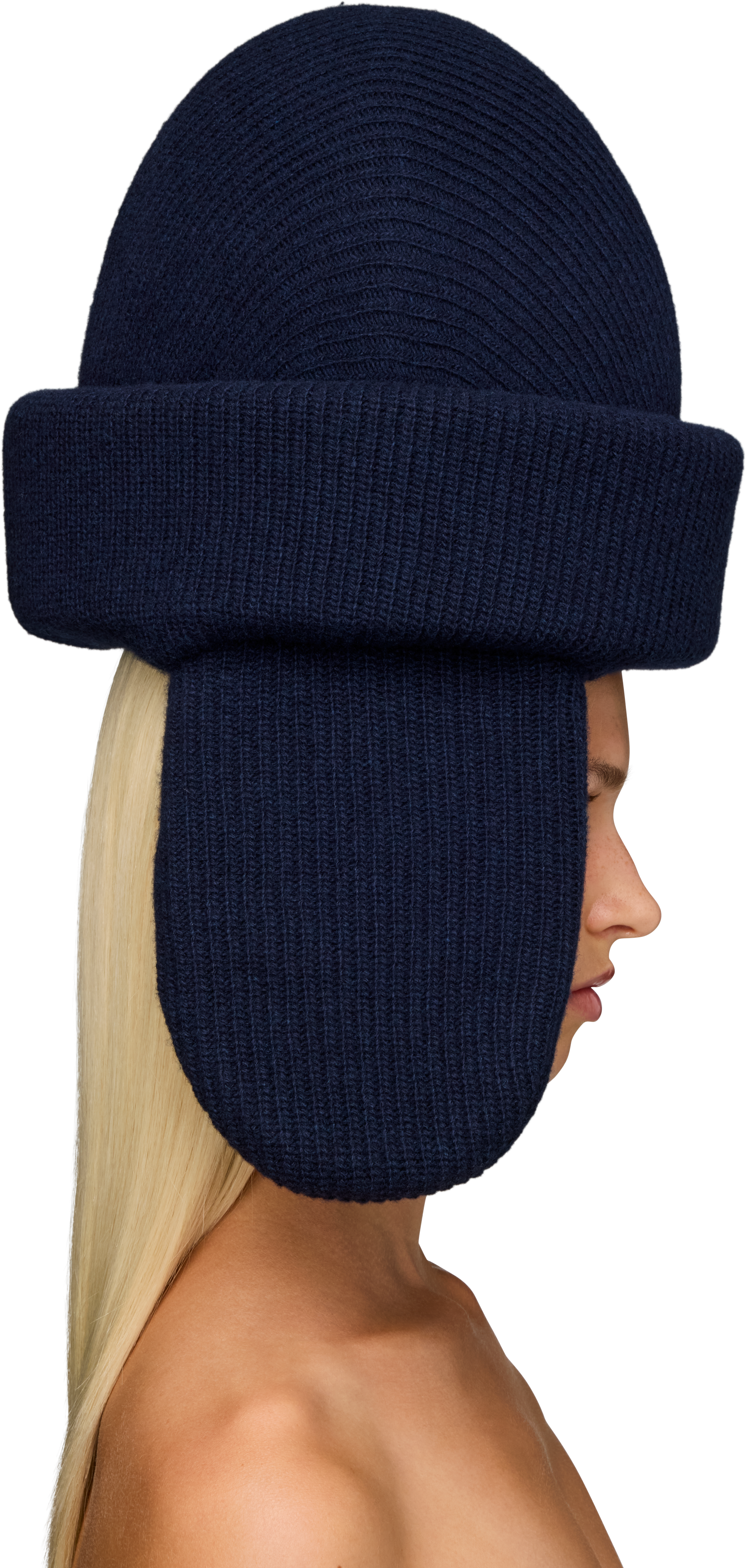 Duran Lantink Padded Ear Muff Knitted Hat