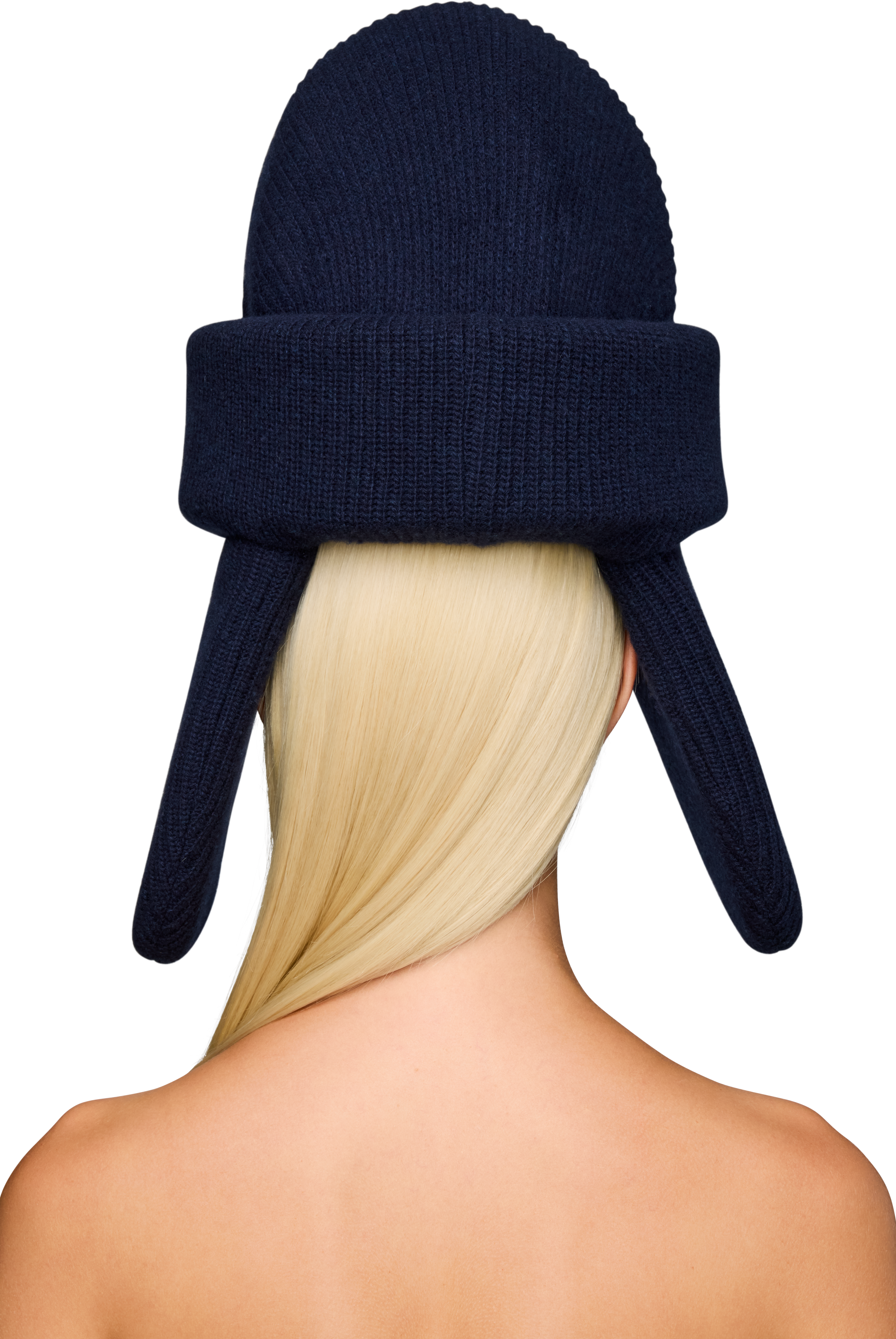 Duran Lantink Padded Ear Muff Knitted Hat