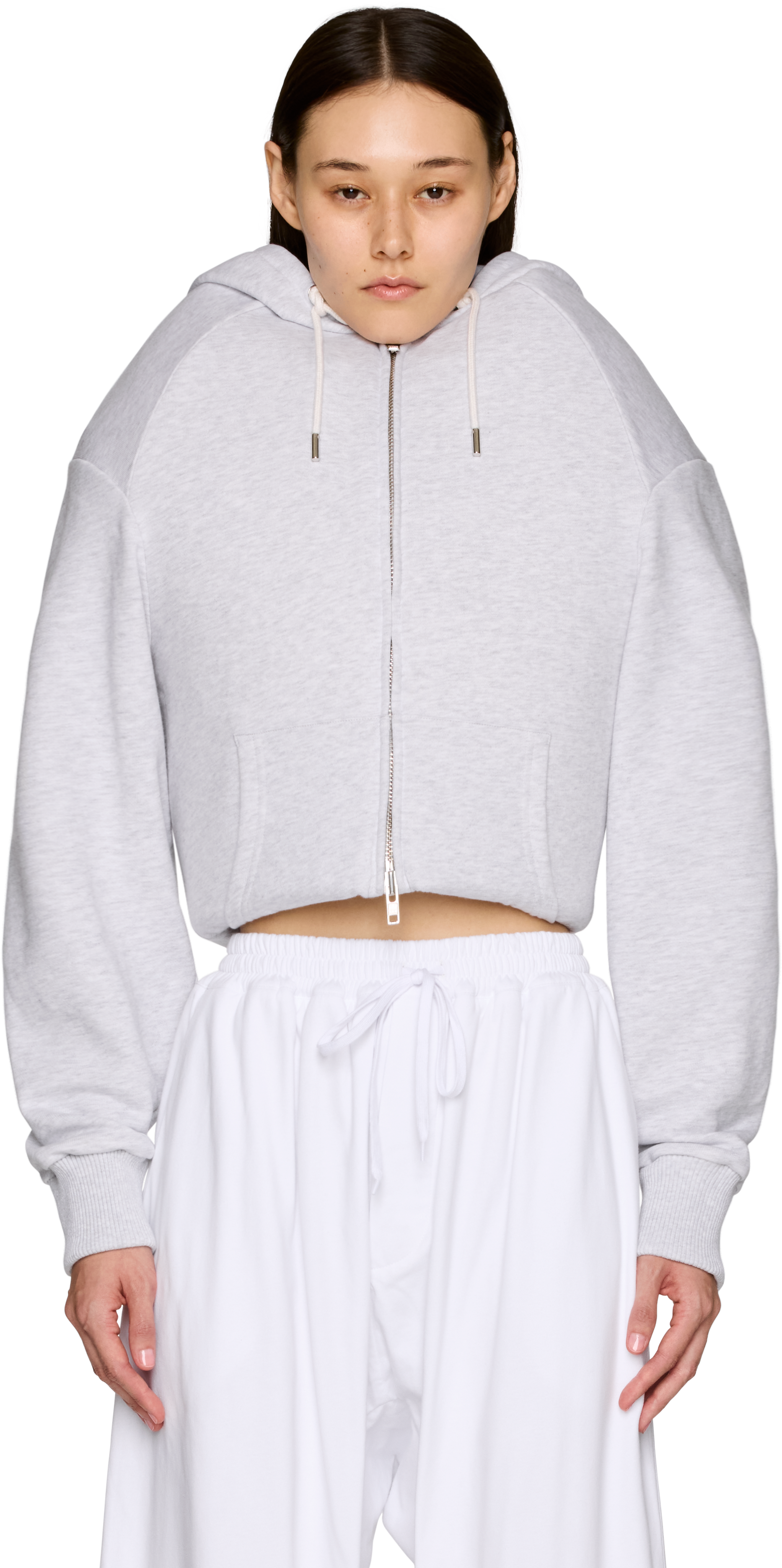 Duran Lantink Sculptured Zip Up Hoodie