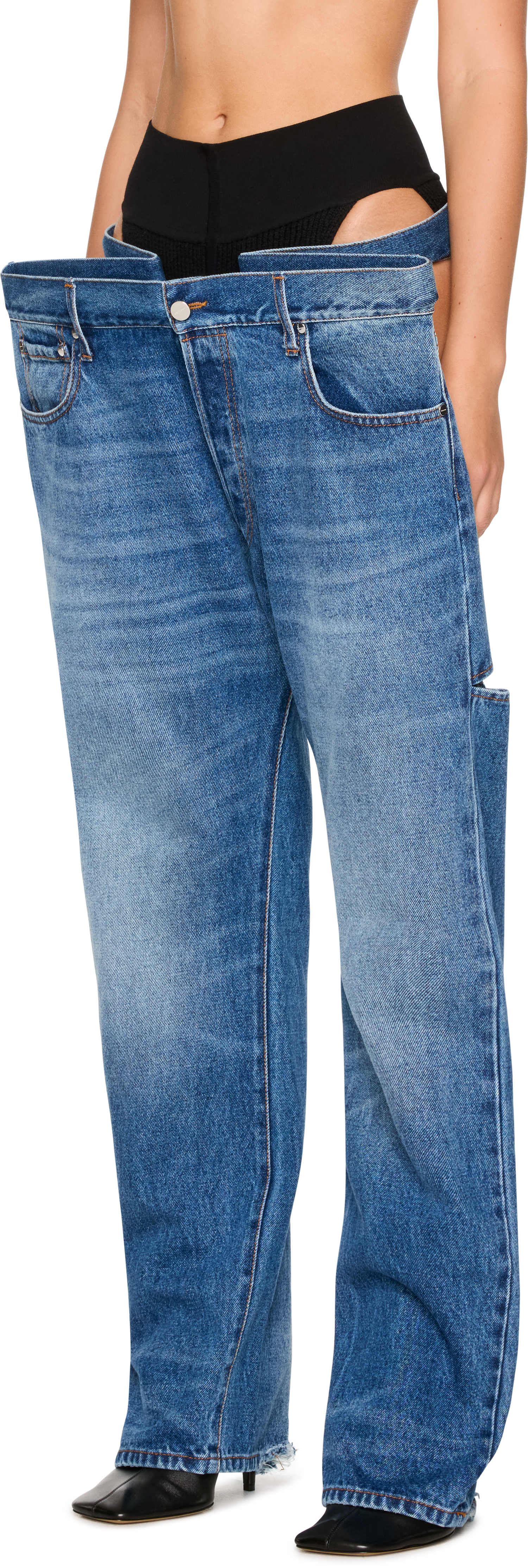 Duran Lantink Denim Apron Jeans