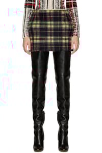 Picture of Padded Tartan Mini Skirt