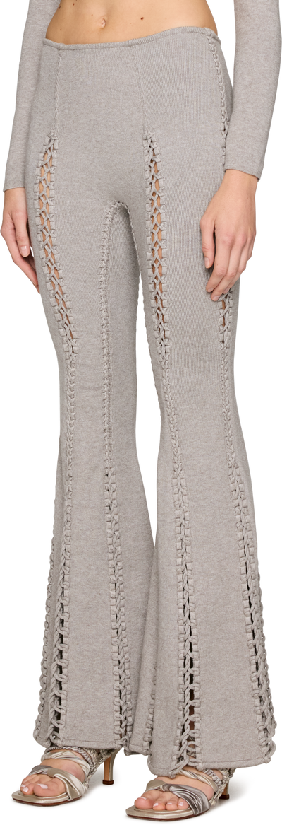 Isa Boulder Suture Boot-Cut Lounge Pants