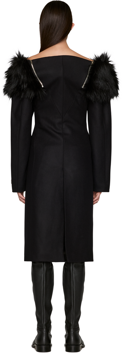 GmbH Demi-Couture Bijan Faux-Fur Stole Coat