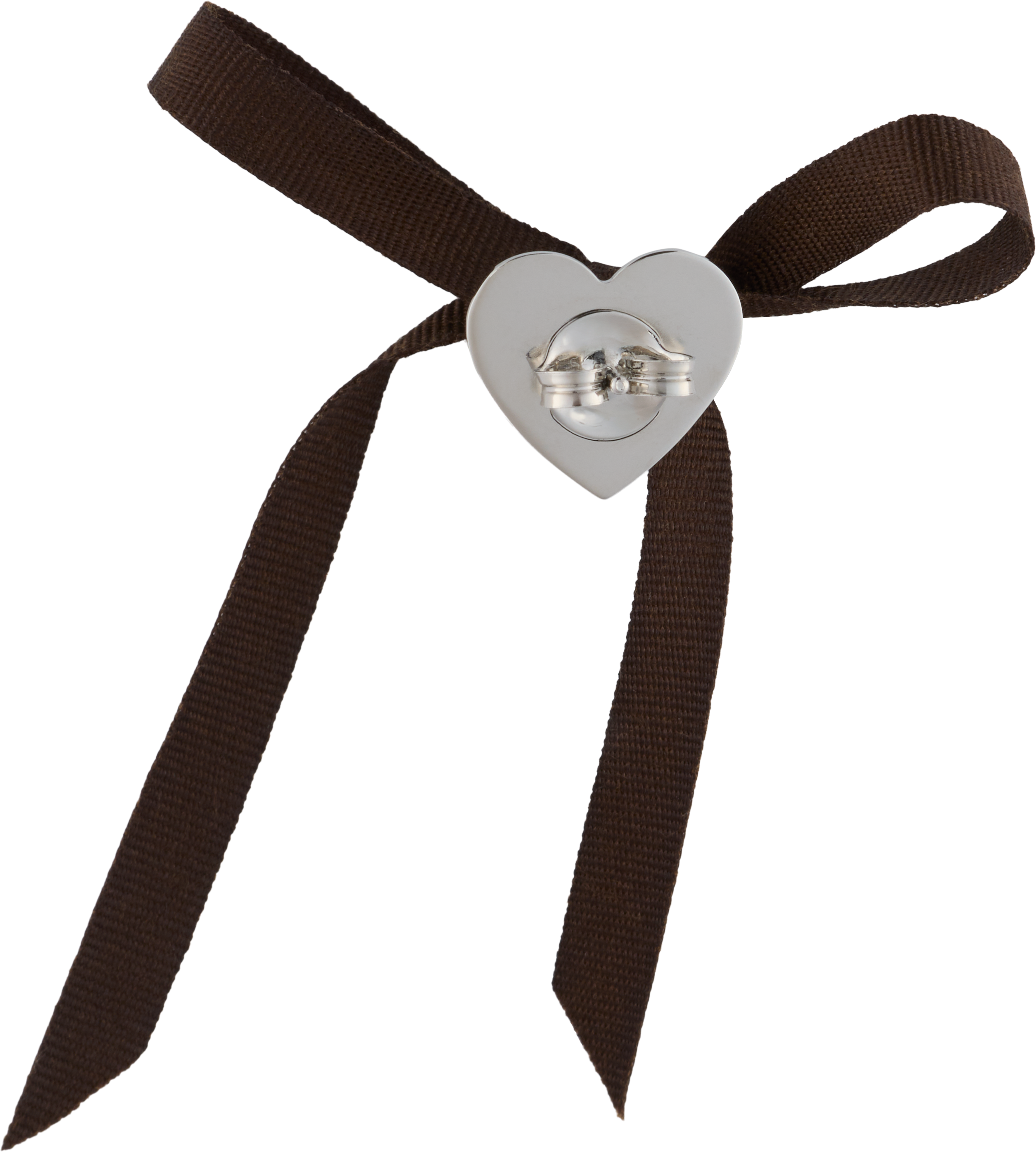 D'Heygere Bow Holder Stud Single Earring