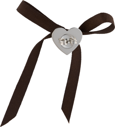 D'Heygere Bow Holder Stud Single Earring