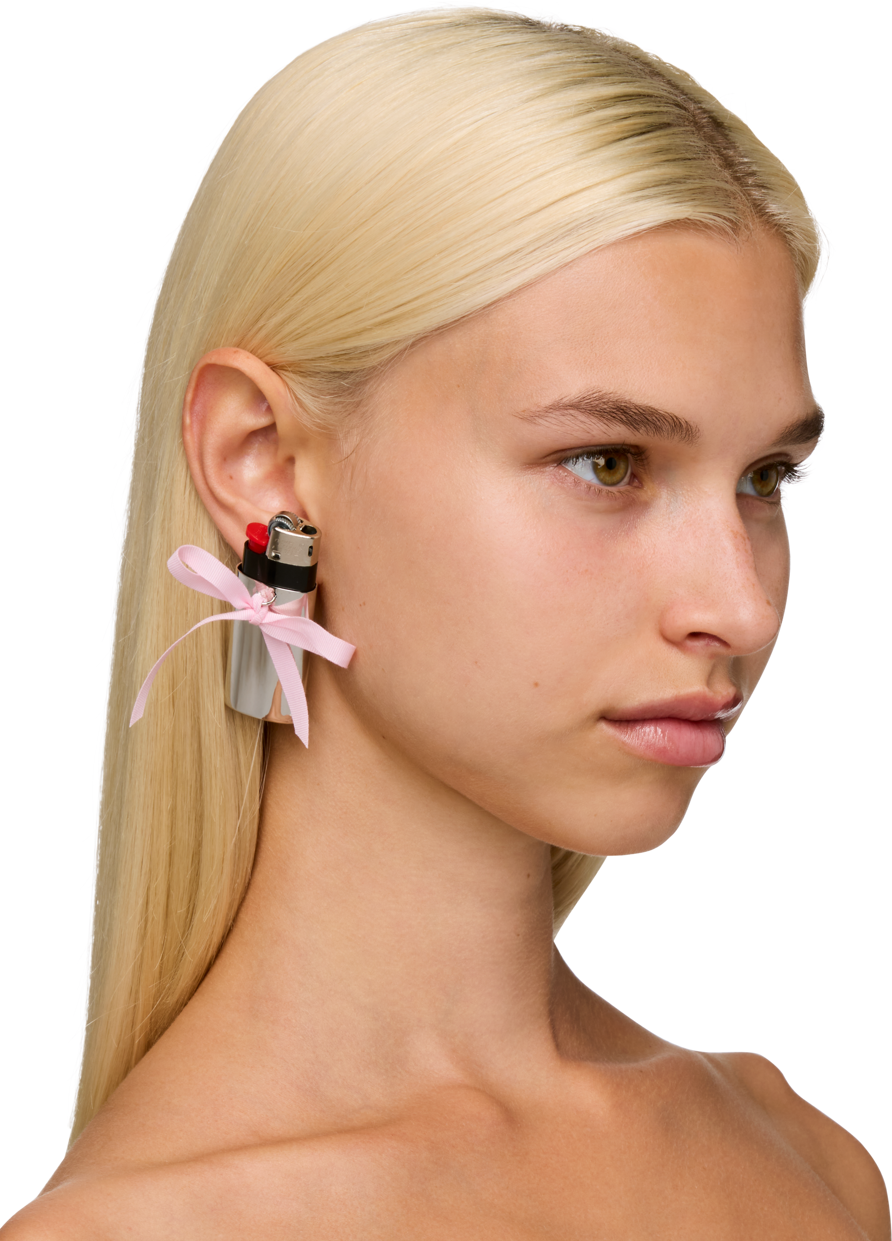 D'Heygere Bow Lighter Holder Single Earring