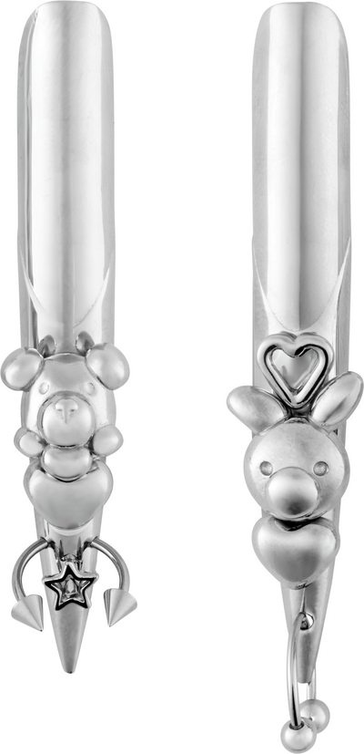 D'Heygere Stiletto Nail Earrings