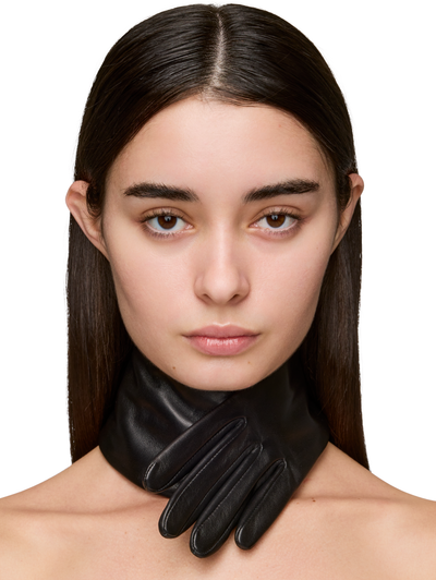 D'Heygere Lambskin Gloves Convertible Neckpiece