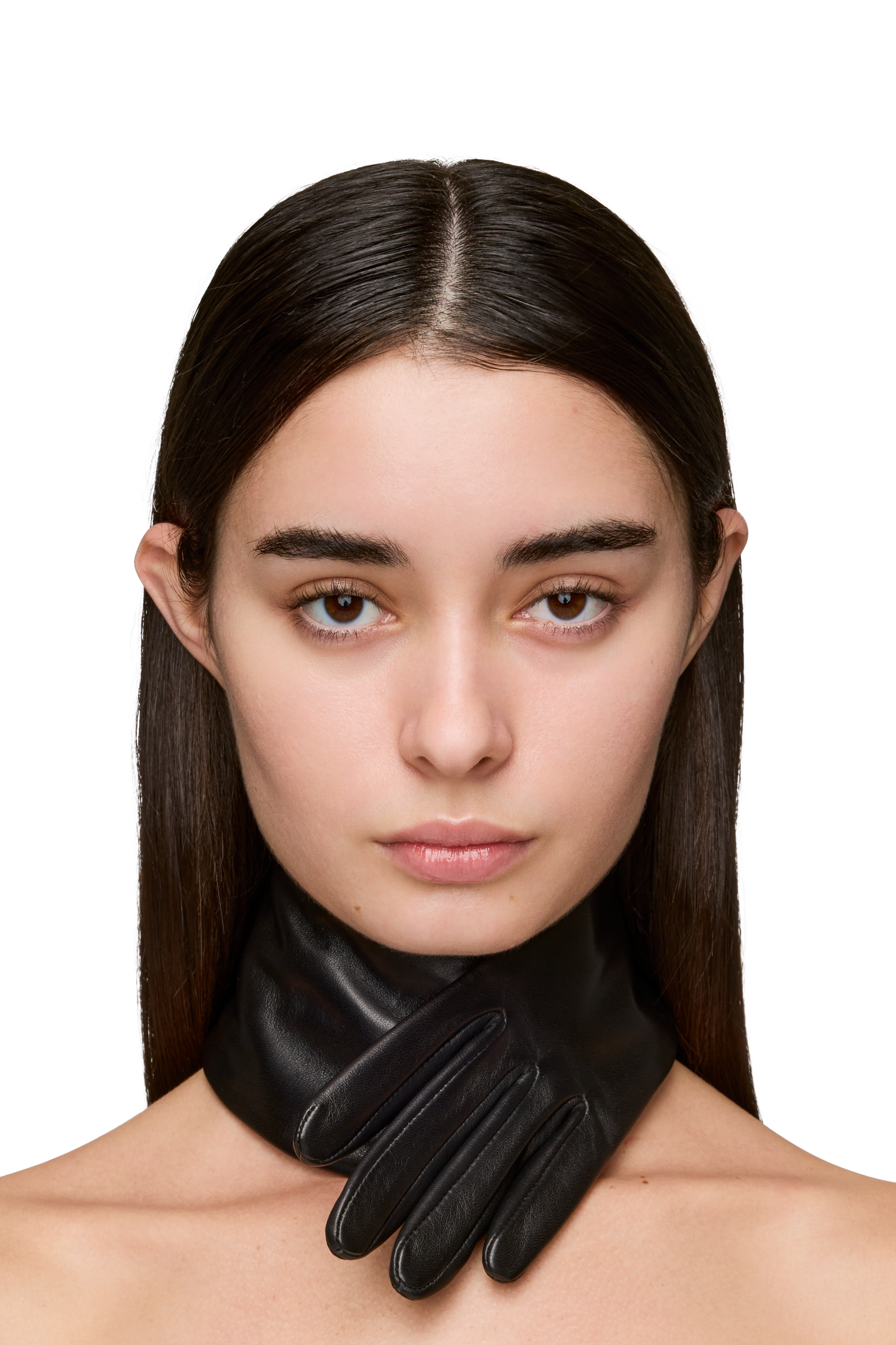 Picture of Lambskin Gloves Convertible Neckpiece