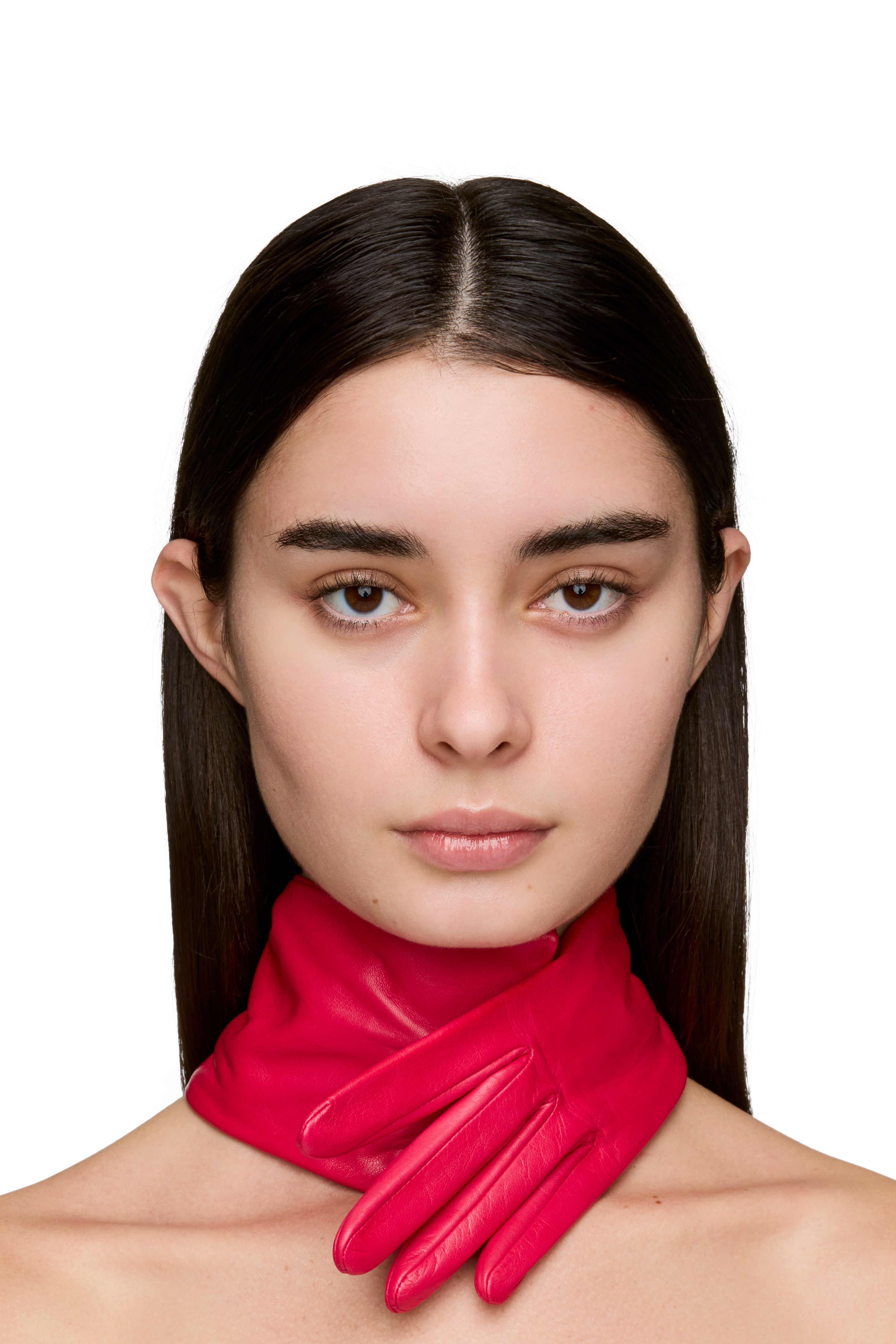 Picture of Lambskin Gloves Convertible Neckpiece