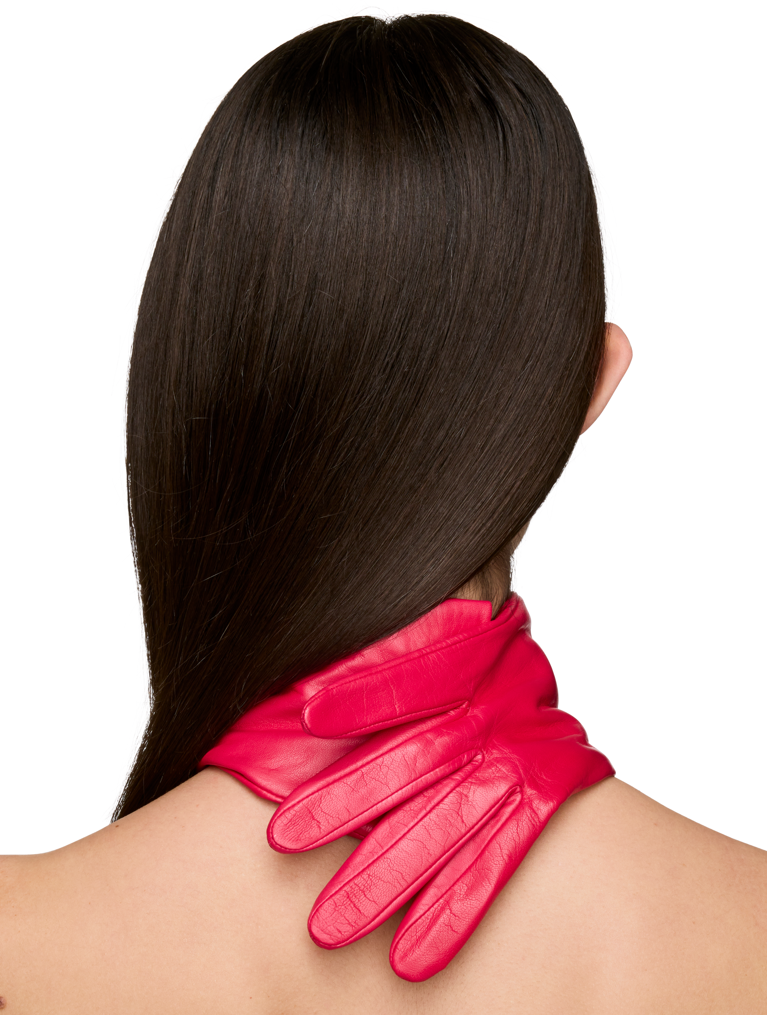 D'Heygere Lambskin Gloves Convertible Neckpiece