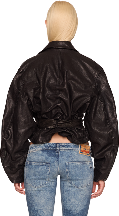Diesel L-Oys Leather Jacket