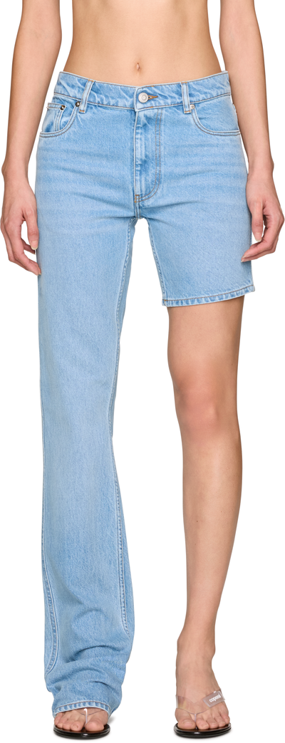 Coperni One-Leg Boyfriend Denim Jeans