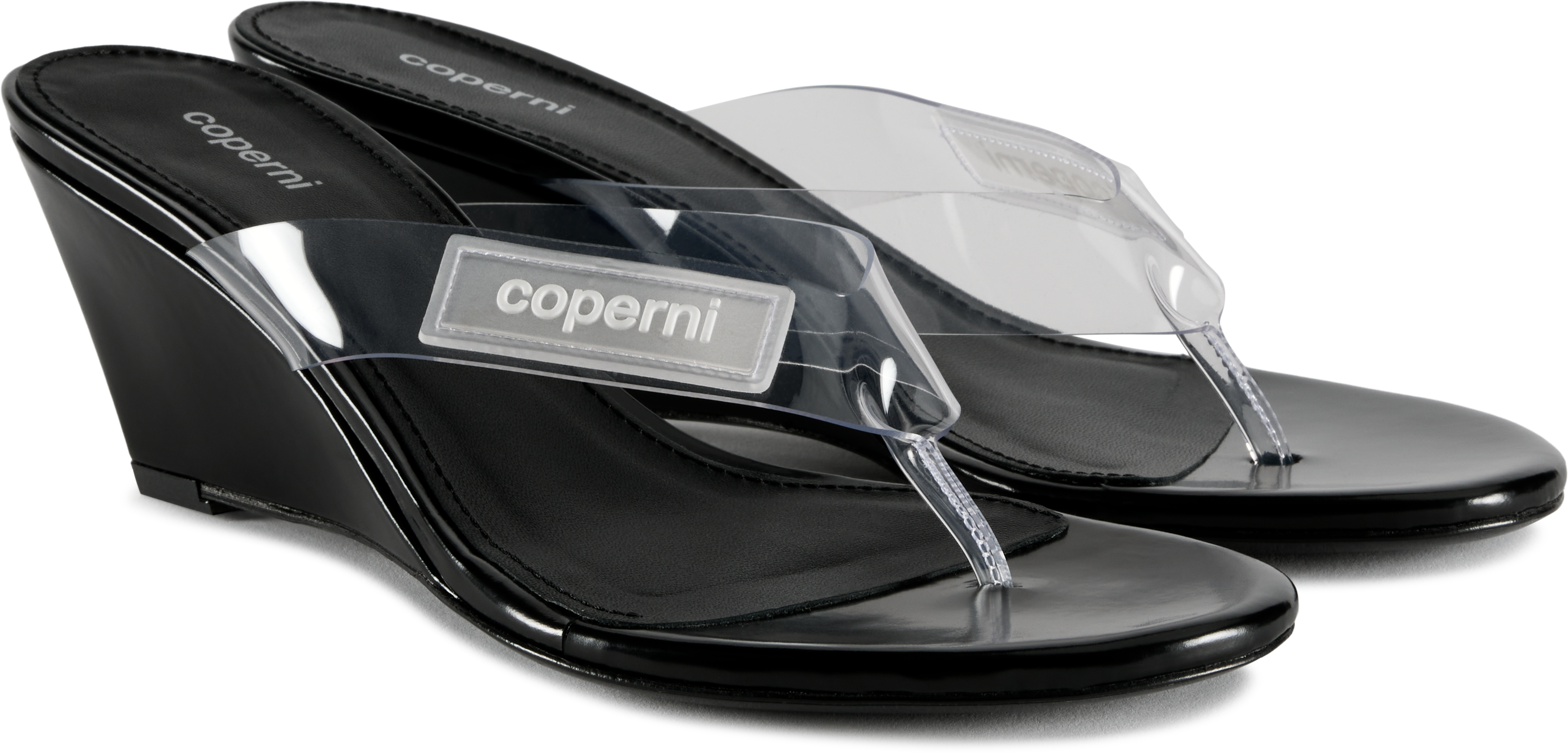 Coperni Lift Flip Flop Heeled Sandals