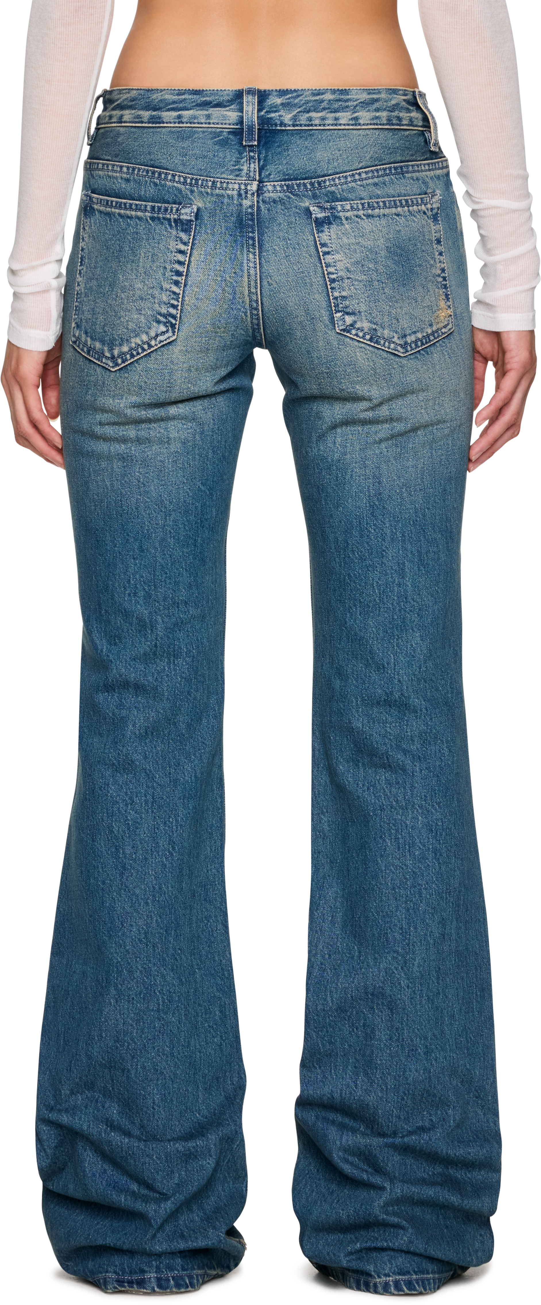 Ann Demeulemeester Xyla 5-Pockets Slim Fit Bootcut Jeans