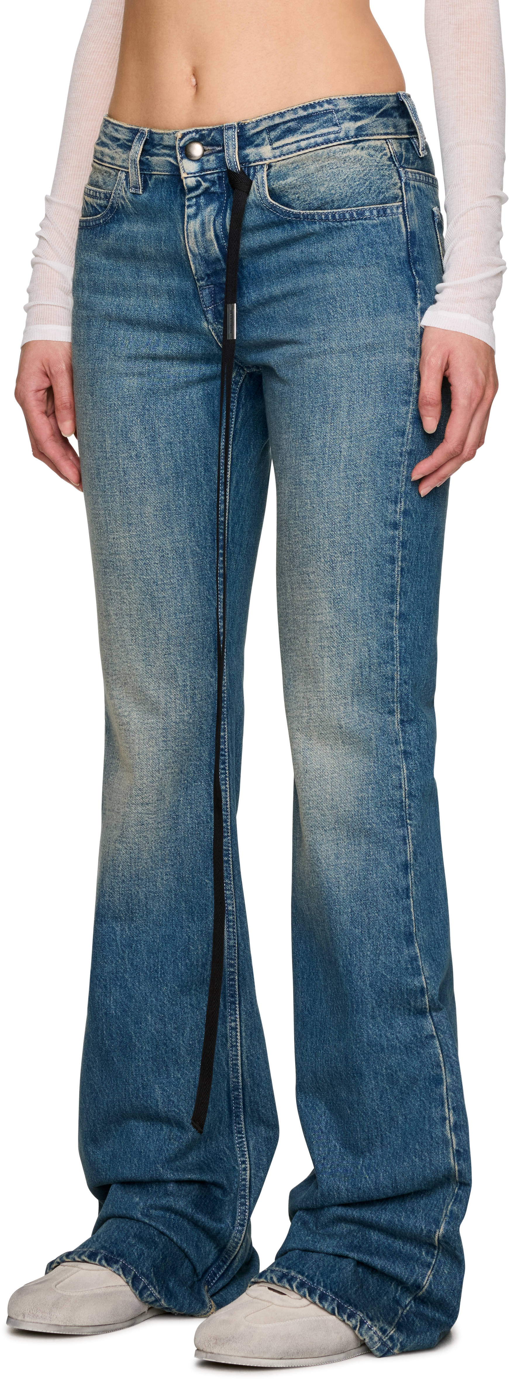 Ann Demeulemeester Xyla 5-Pockets Slim Fit Bootcut Jeans