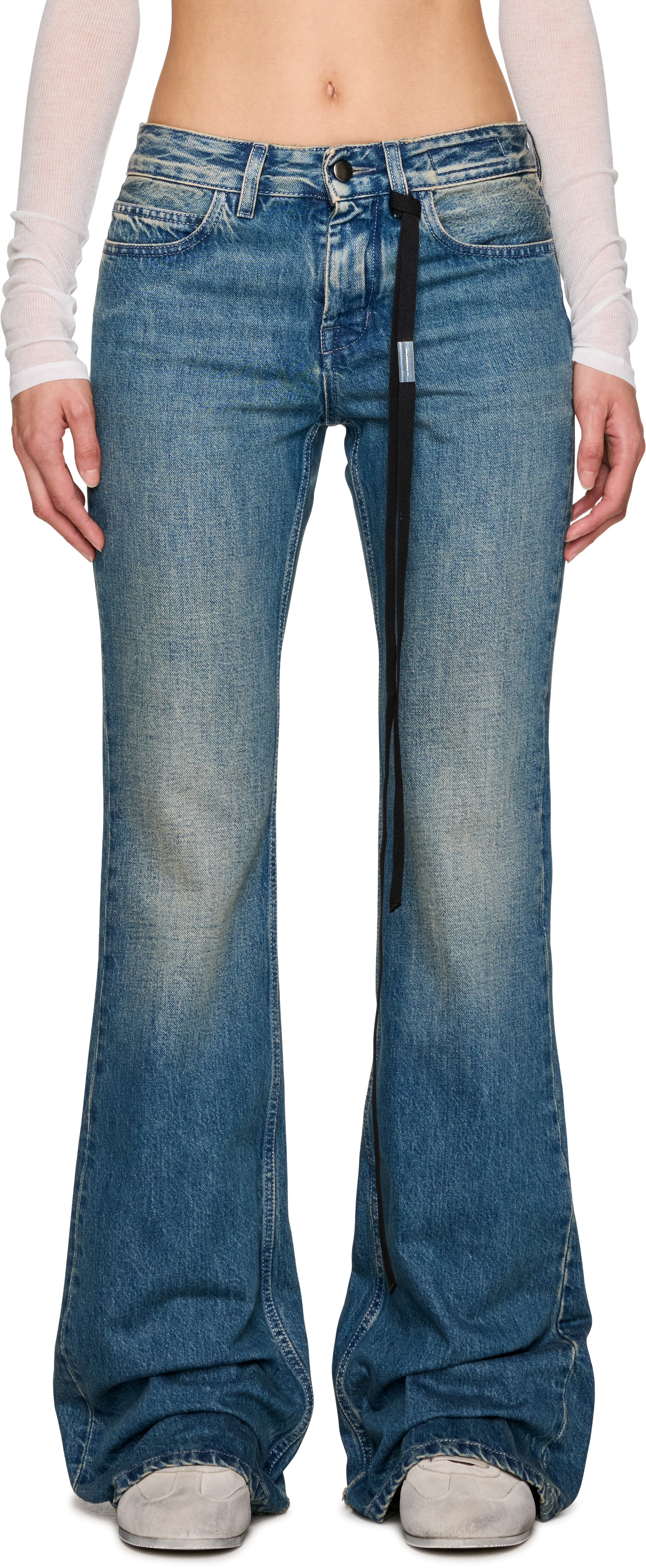 Ann Demeulemeester Xyla 5-Pockets Slim Fit Bootcut Jeans