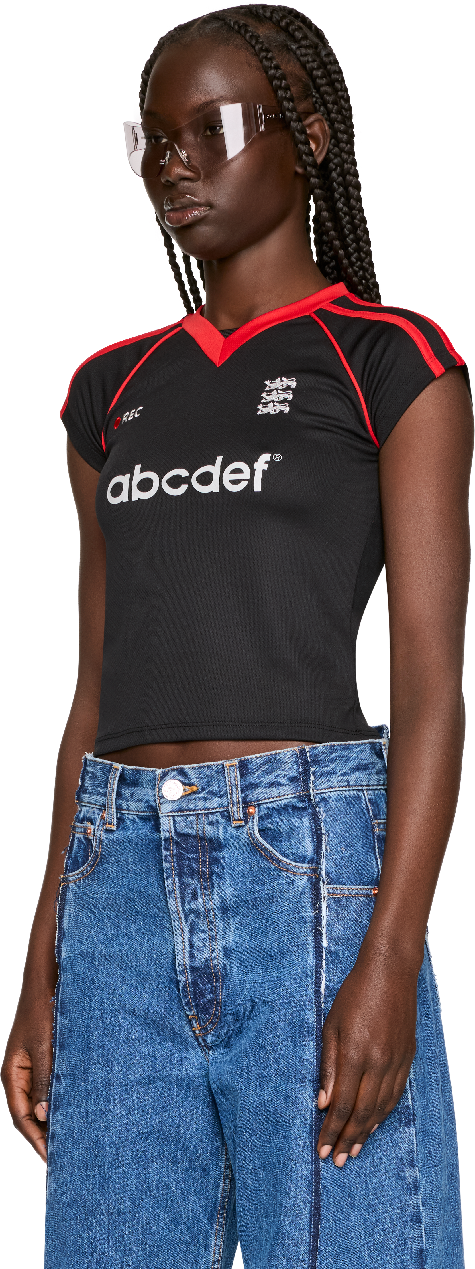 VETEMENTS Alphabet Football Jersey T-Shirt