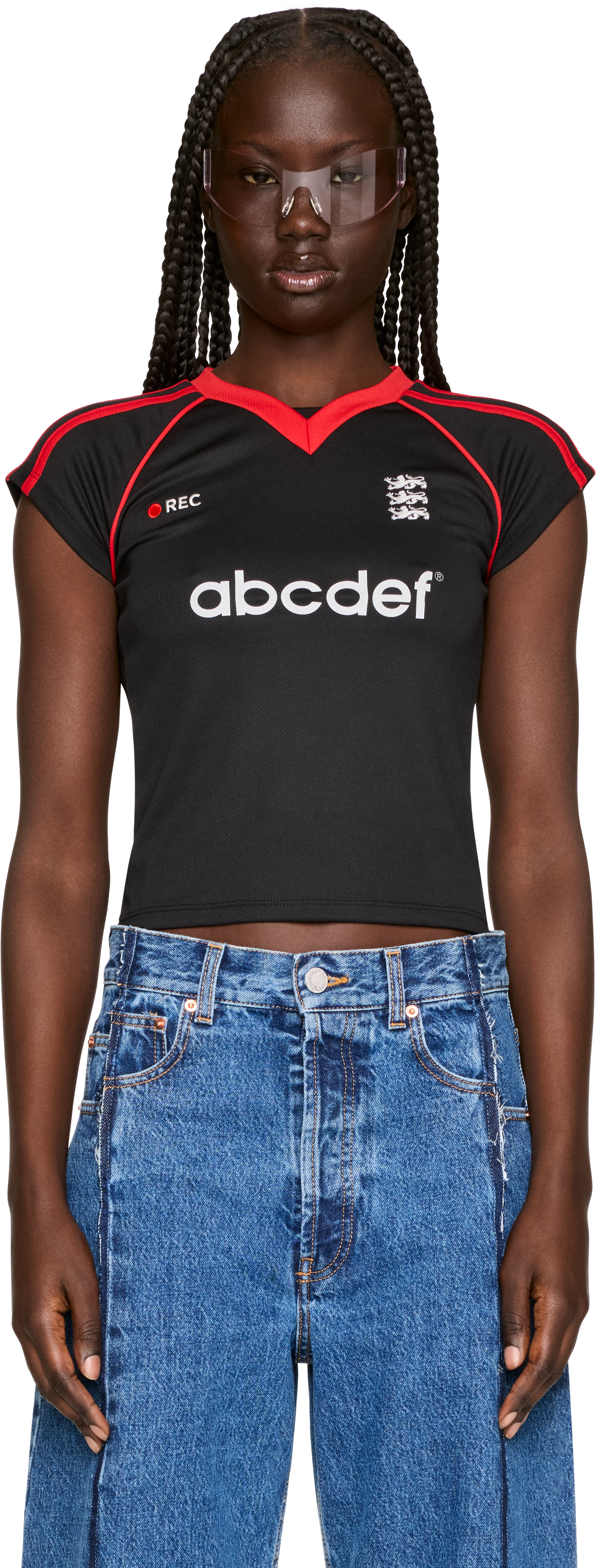 VETEMENTS Alphabet Football Jersey T-Shirt