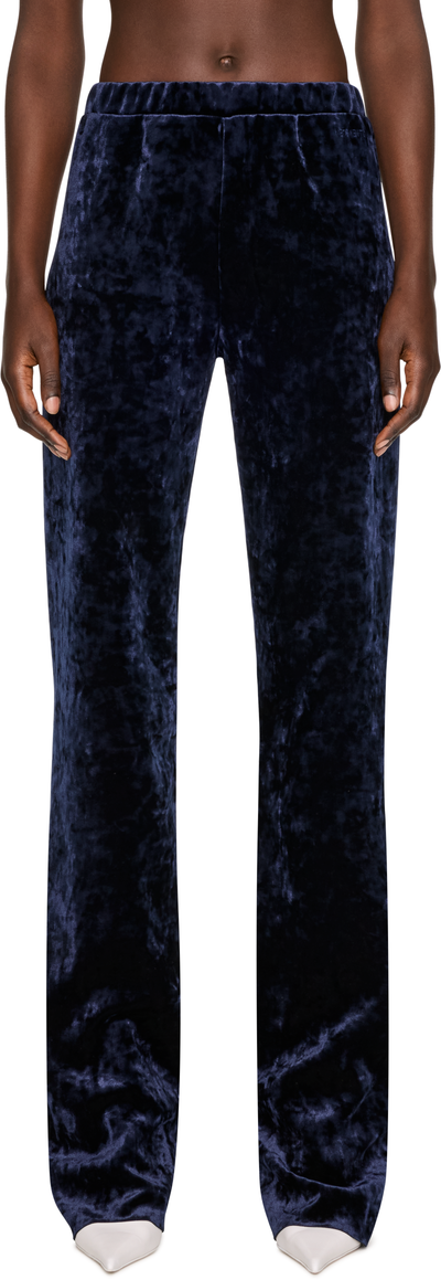 VETEMENTS Velvet Fitted Lounge Pants