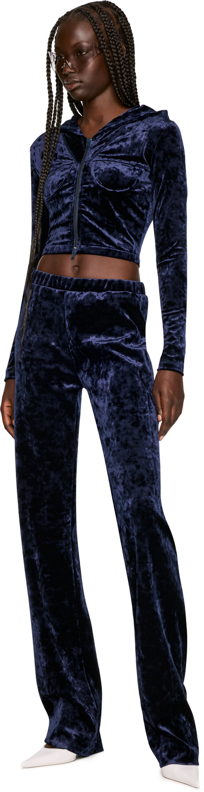 VETEMENTS Velvet Fitted Lounge Pants