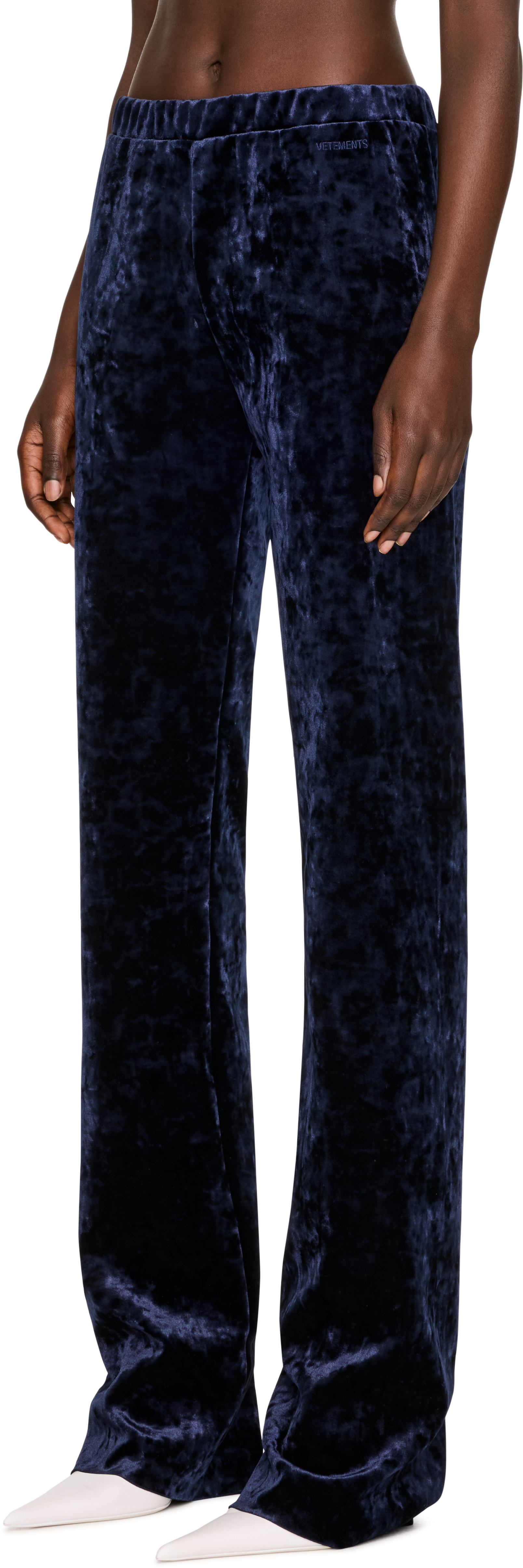 VETEMENTS Velvet Fitted Lounge Pants