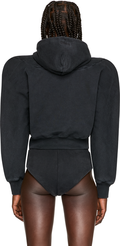 VETEMENTS Round Shoulder Zip- Up Hoodie
