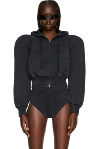 Picture of Round Shoulder Zip- Up Hoodie