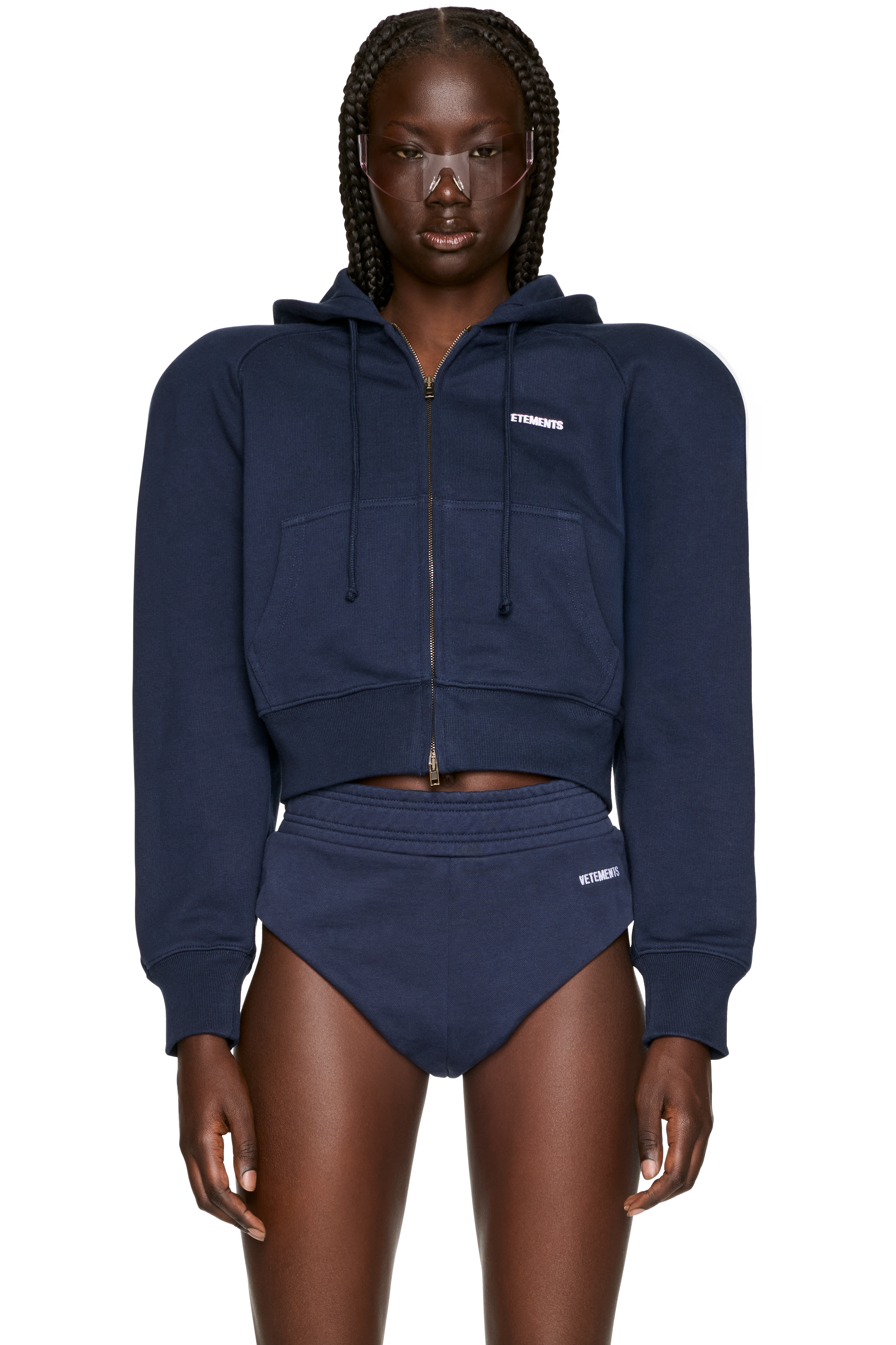 Picture of Round Shoulder Zip-Up Hoodie