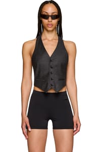 Picture of Open Back Halter Tailored Vest