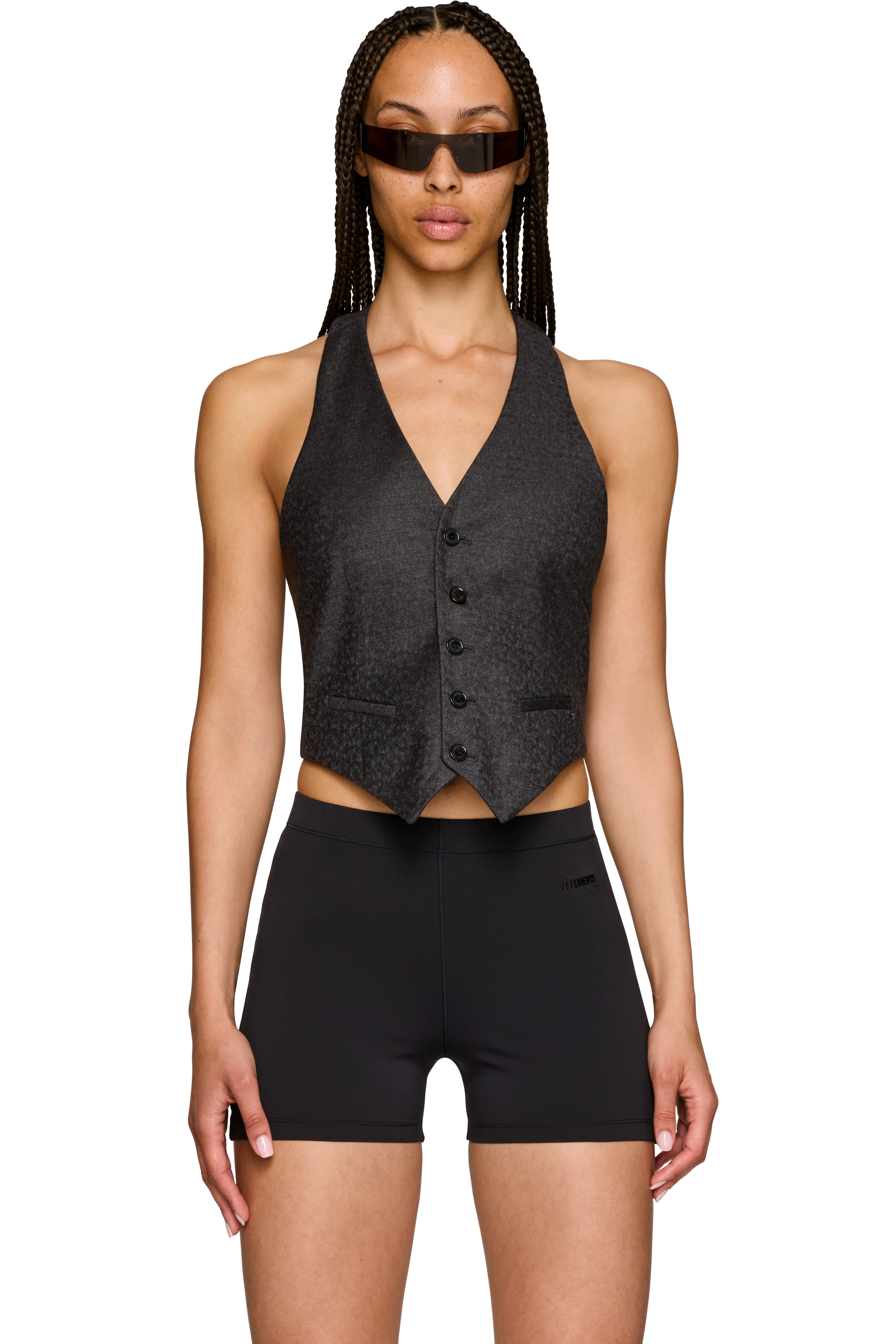 Picture of Open Back Halter Tailored Vest