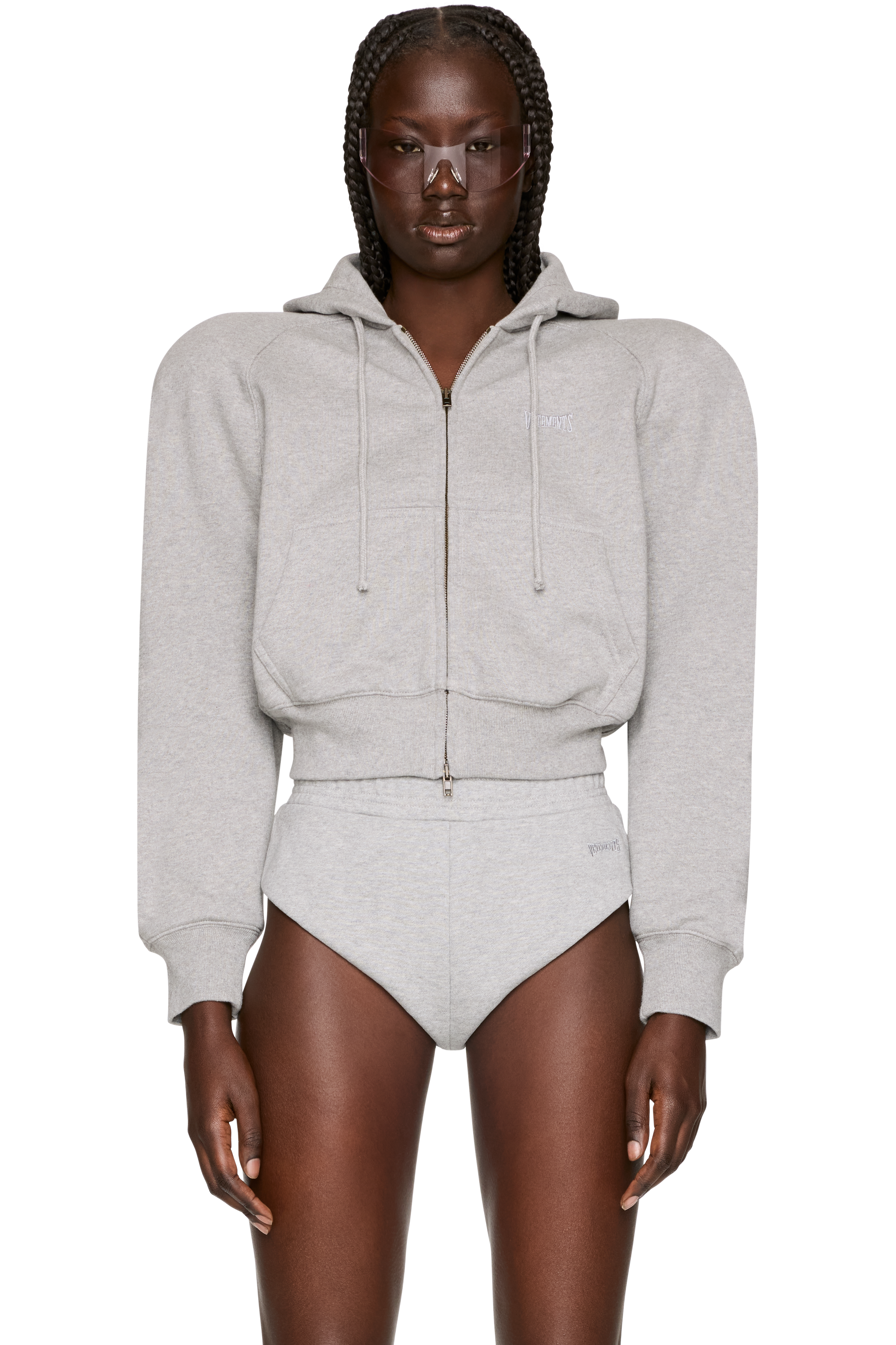 Picture of Round Shoulder Zip-Up Hoodie