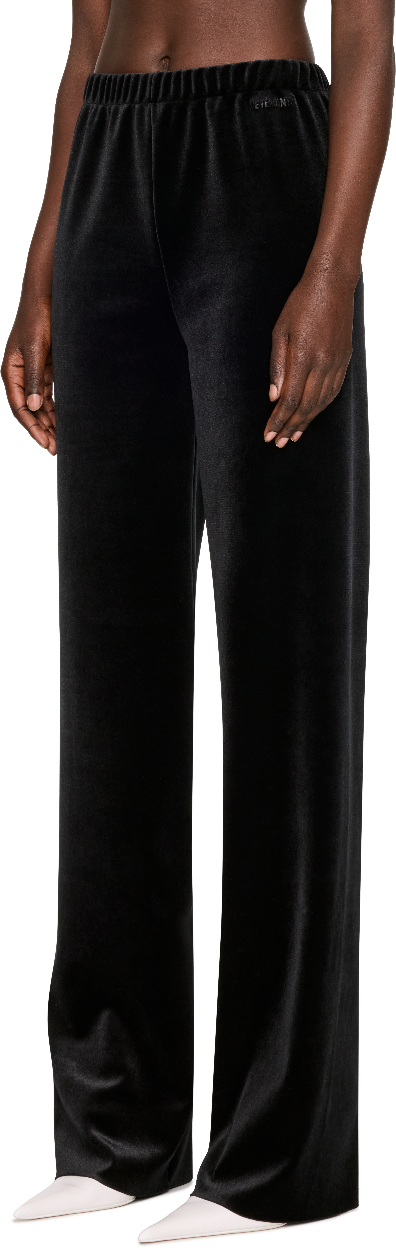 VETEMENTS Velvet Fitted Lounge Pants